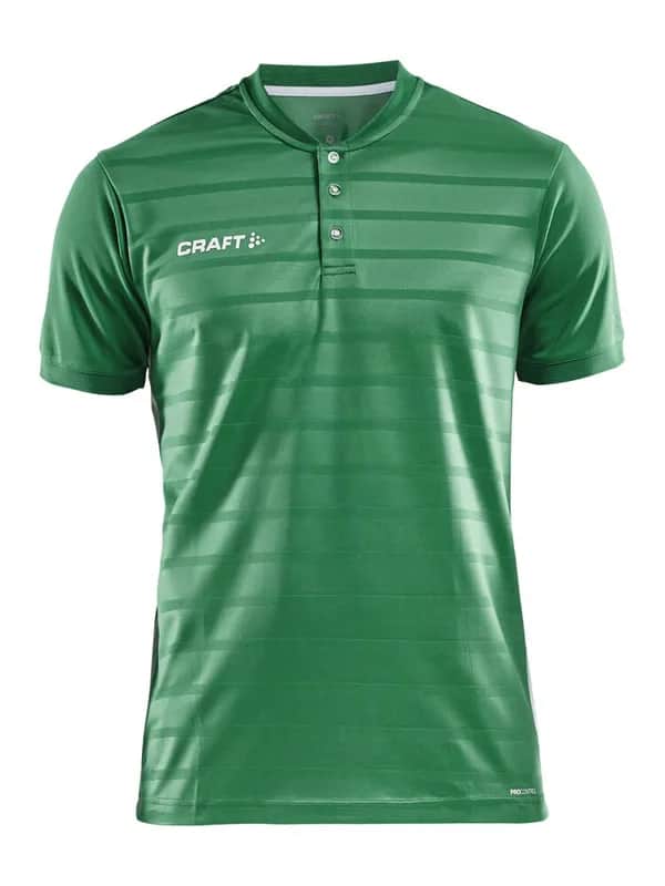 Pro Control Button Jersey M - Team Green/White