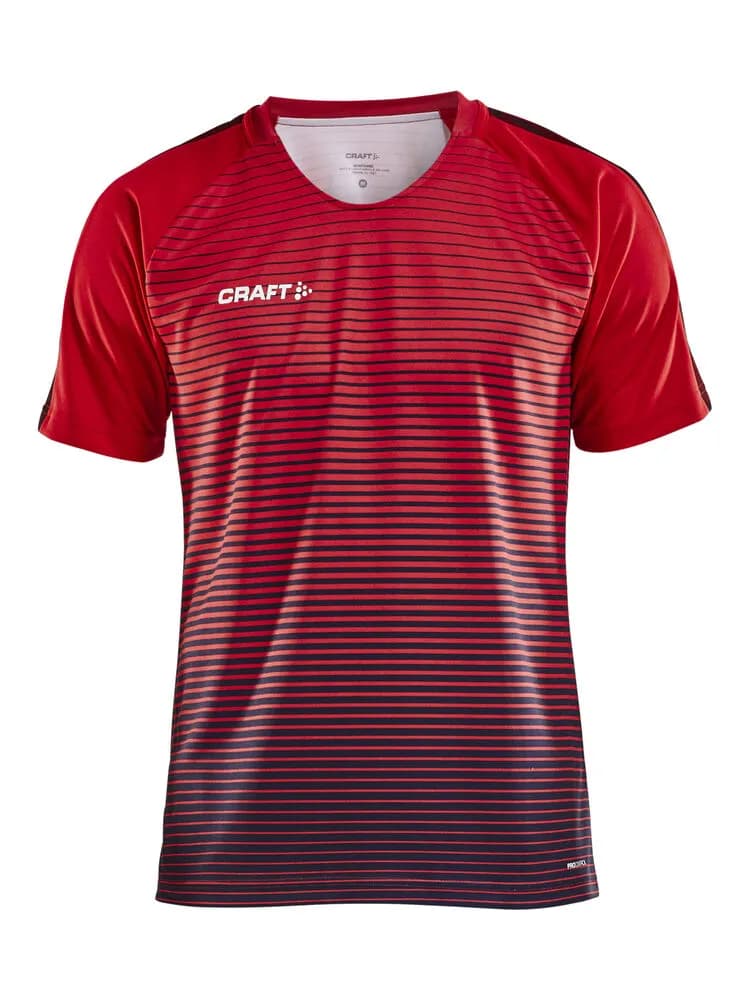 Pro Control Stripe Jersey M - Bright Red/Navy