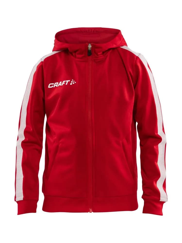 Pro Control Hood Jacket Jr - Bright Red/White