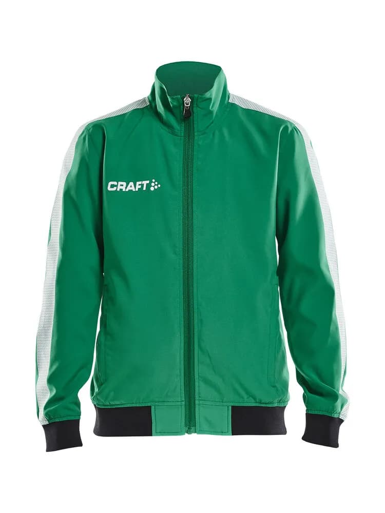 Pro Control Woven Jacket Jr - Team Green