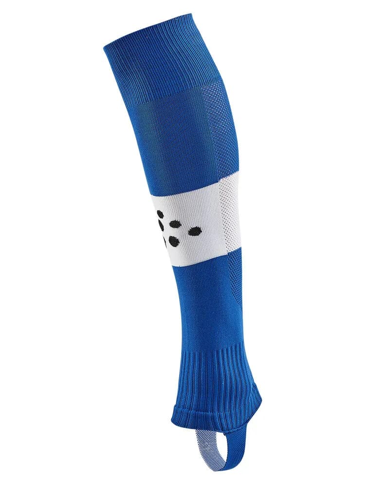 Pro Control Stripe W-O Foot Socks Senior - Club Cobolt/White
