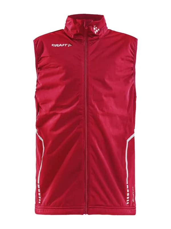Warm Club Vest Jr - Bright Red