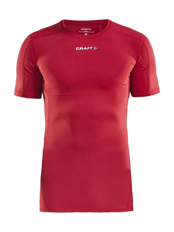 Pro Control Compression Tee Uni - Bright Red