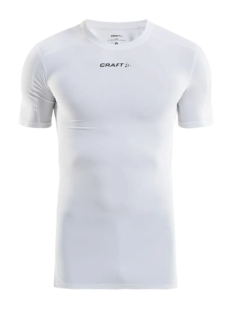Pro Control Compression Tee Uni - White