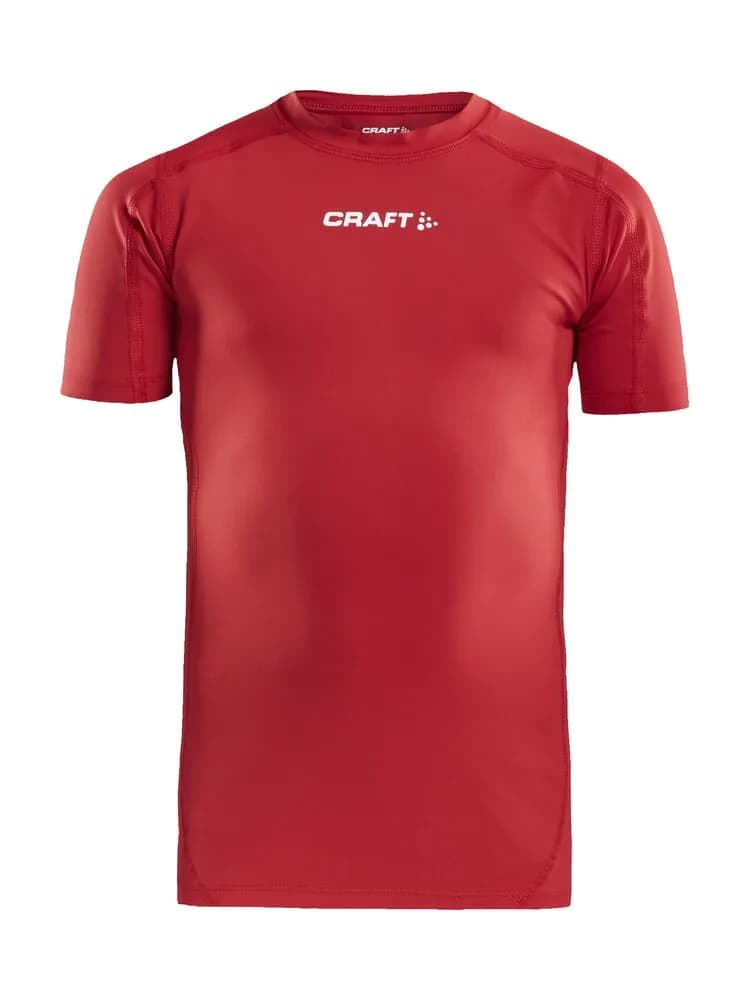 Pro Control Compression Tee Jr - Bright Red