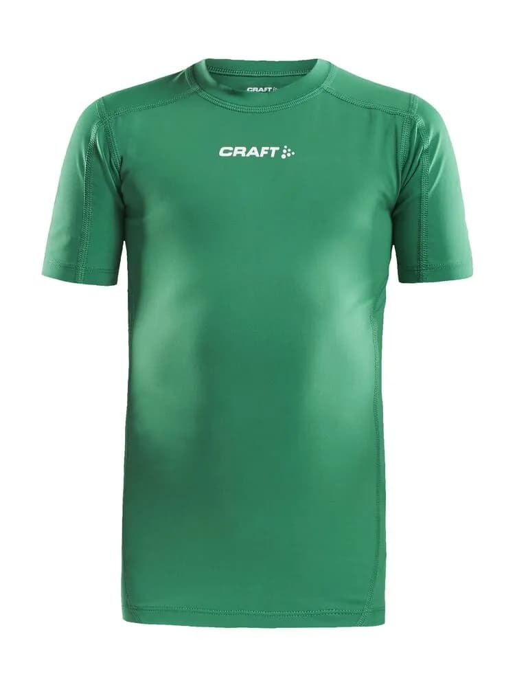 Pro Control Compression Tee Jr - Team Green
