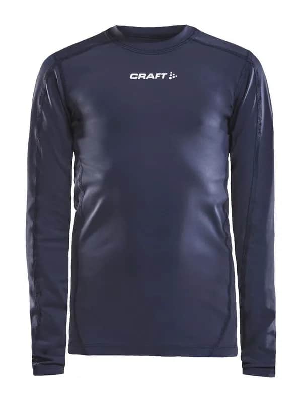 Ability Compression Long Sleeve Jr - Navy