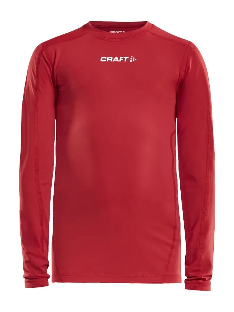 Ability Compression Long Sleeve Jr - Bright Red