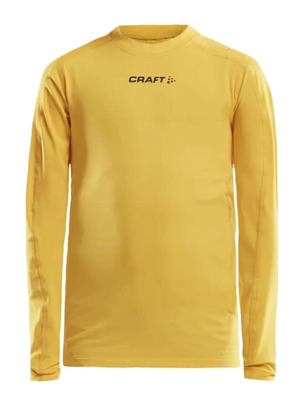 Ability Compression Long Sleeve Jr - Sweden Yellow