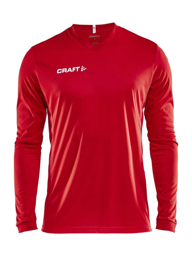 Squad Go Jersey Solid Ls M - Bright Red