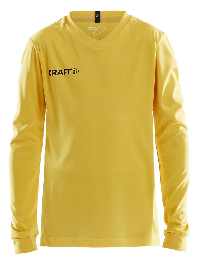 Squad Go Jersey Solid Ls Jr - Sweden Yellow