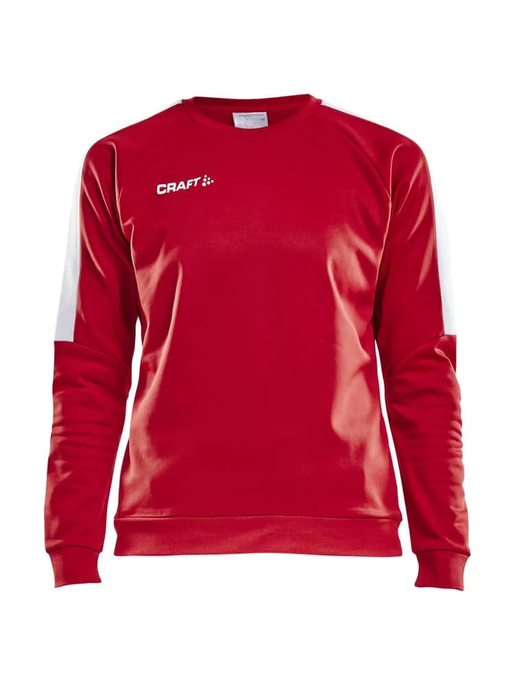 Progress R-Neck Sweater W - Bright Red/White