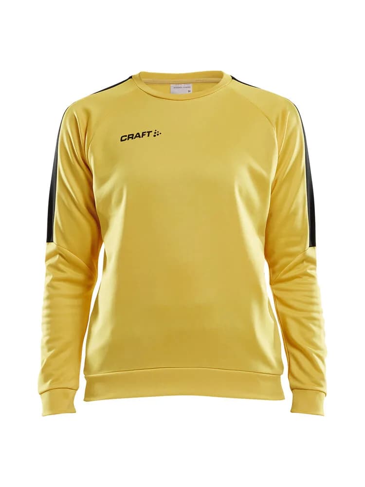 Progress R-Neck Sweater W - Sweden Yellow/Black