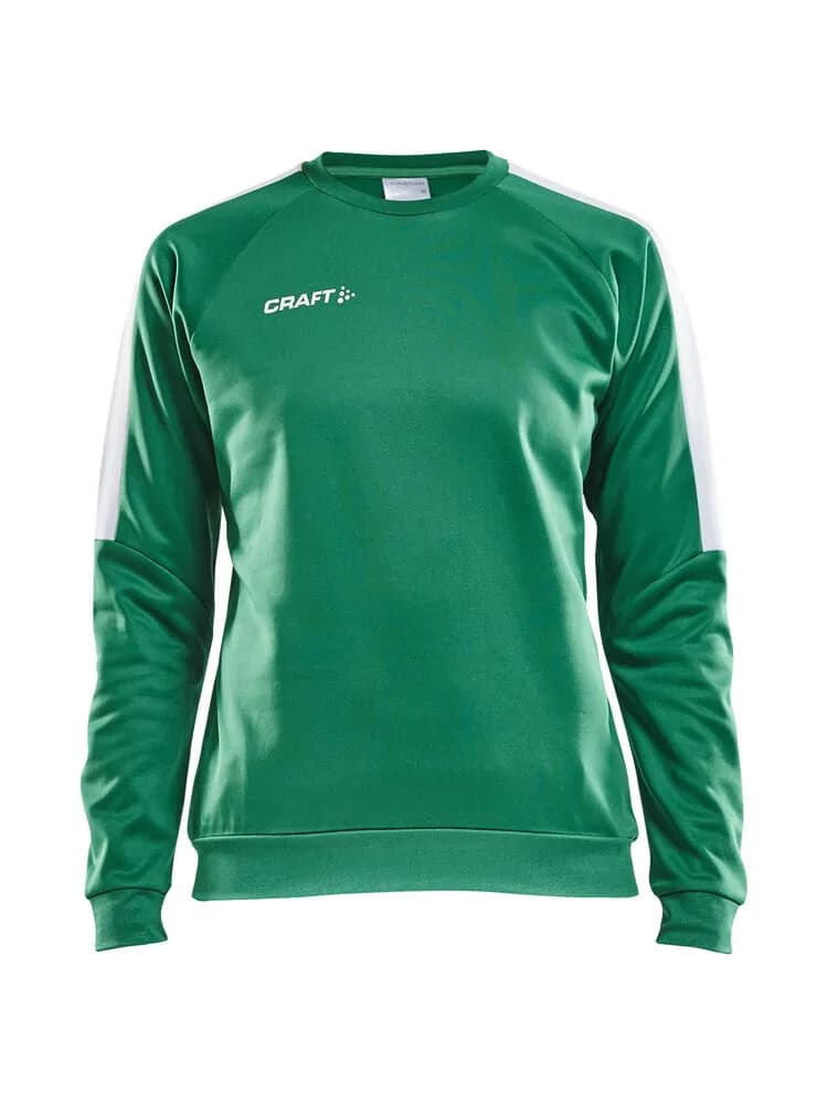 Progress R-Neck Sweater W - Team Green/White
