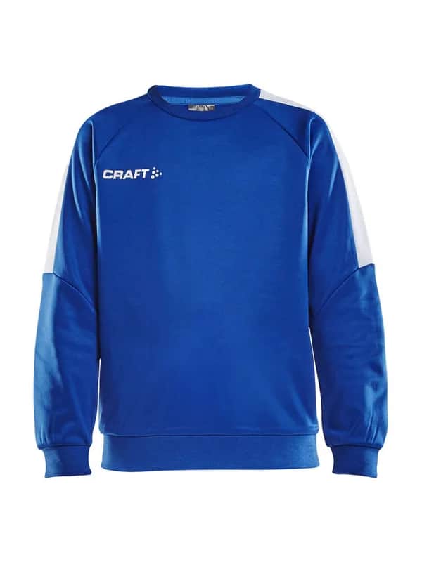 Progress R-Neck Sweater Jr - Club Cobolt/White