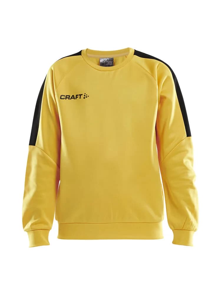 Progress R-Neck Sweater Jr - Sweden Yellow/Black
