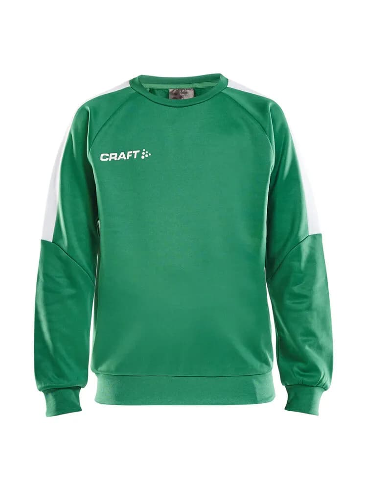 Progress R-Neck Sweater Jr - Team Green/White