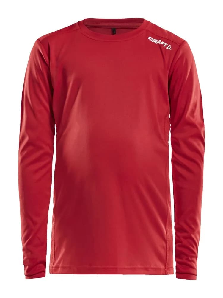 Rush LS Tee Jr - Bright Red