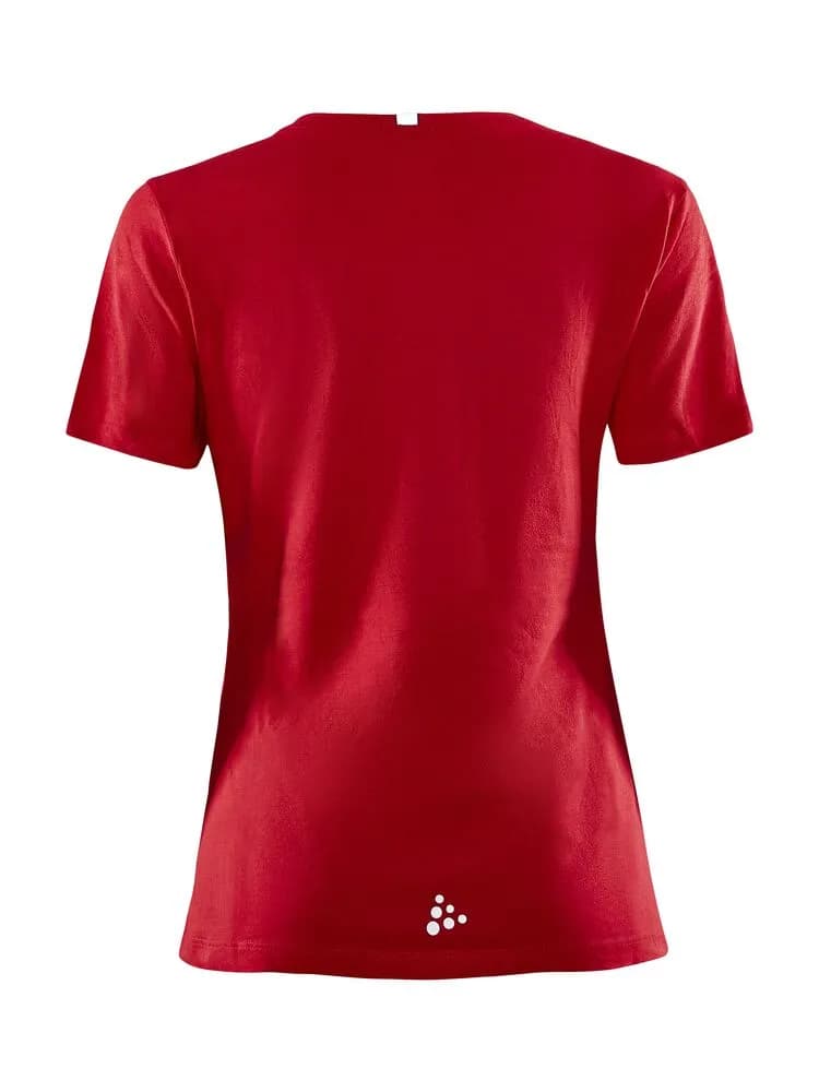 Community Mix SS Tee W - Bright Red