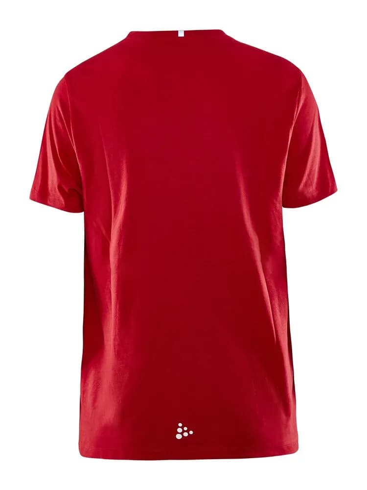 Community Mix SS Tee Jr - Bright Red