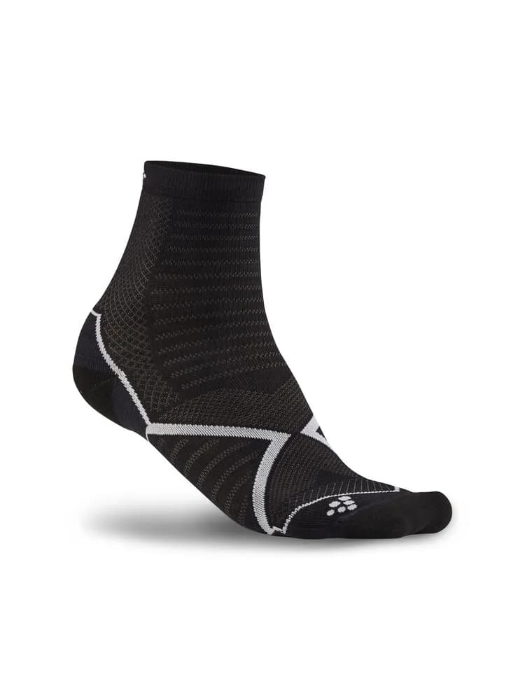 Run Warm Sock - Black/White