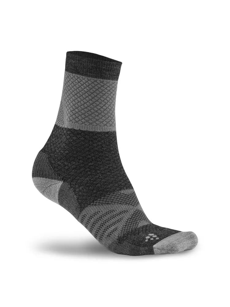 Xc Warm Sock - Asphalt/White