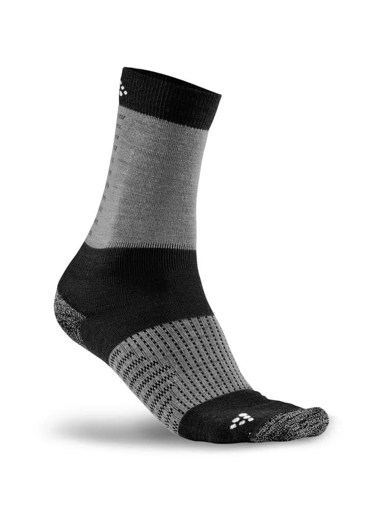 Xc Training Sock - Black/Dk Grey Melange