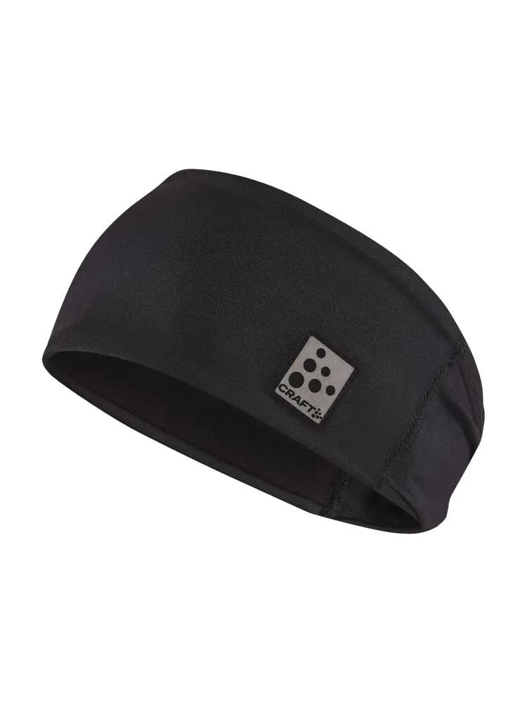 Microfleece shaped headband - Black