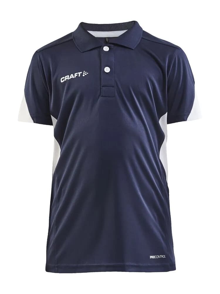 PRO Control Impact Polo Jr - Navy/White