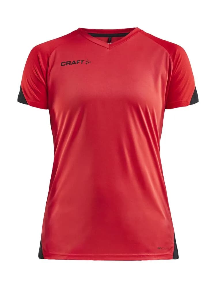 PRO Control Impact Ss Tee W - Bright Red/Black