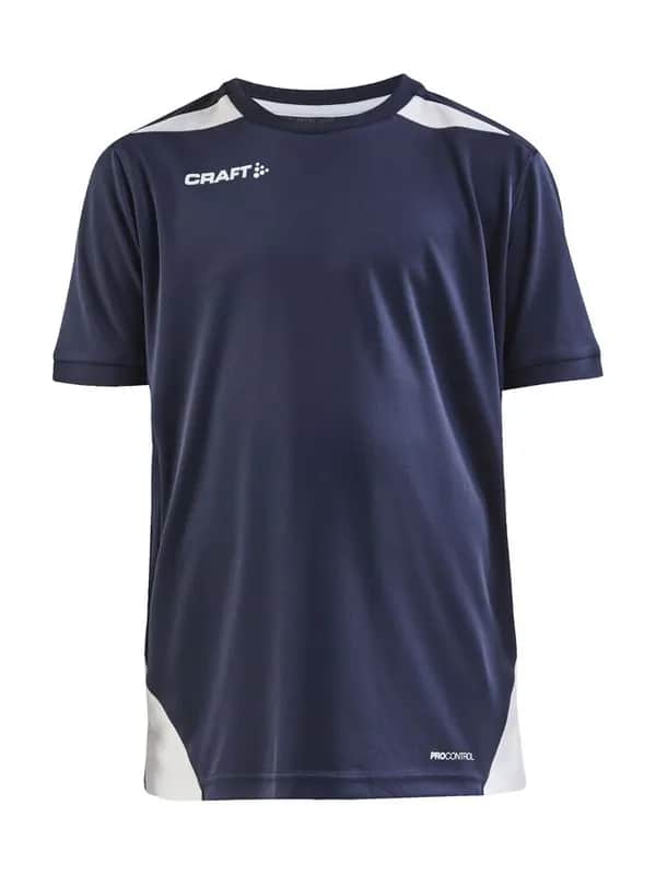 PRO Control Impact Ss Tee Jr - Navy/White