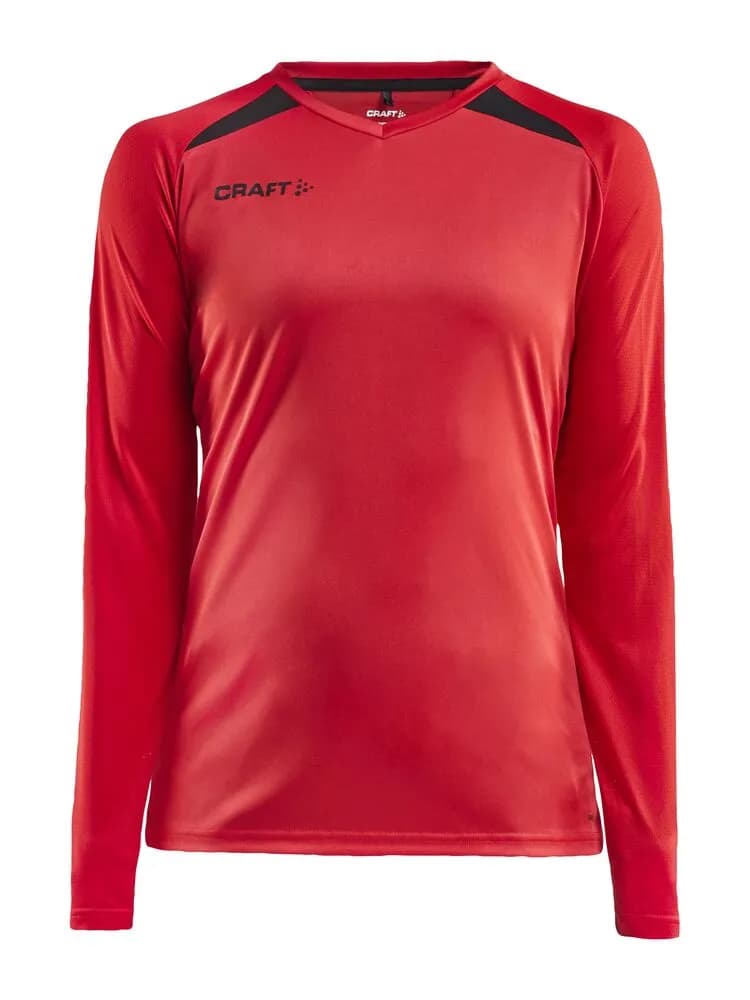 PRO Control Impact Ls Tee W - Bright Red/Black