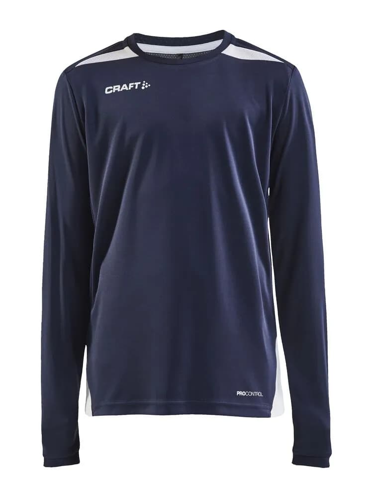 PRO Control Impact Ls Tee Jr - Navy/White