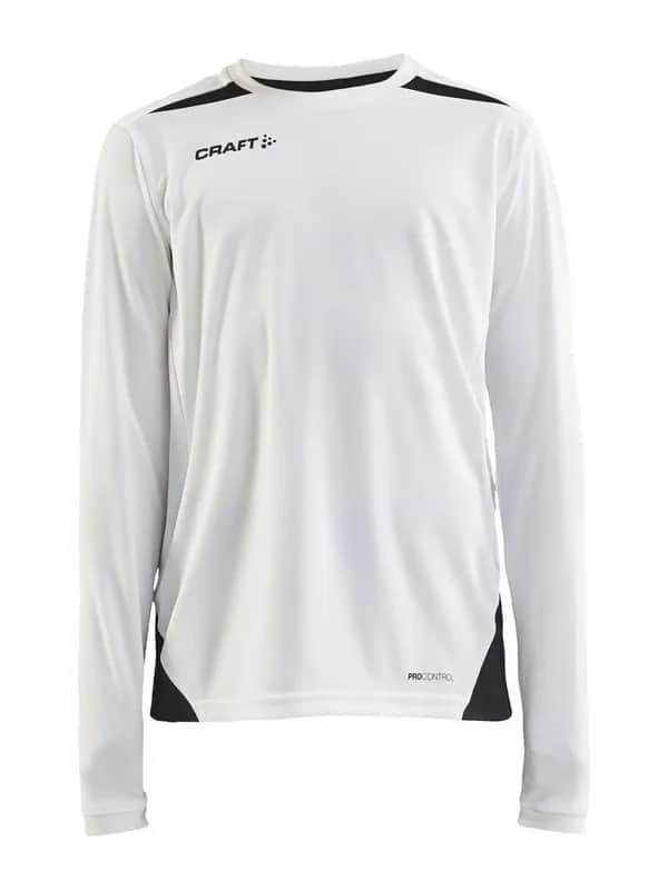 PRO Control Impact Ls Tee Jr - White/Black