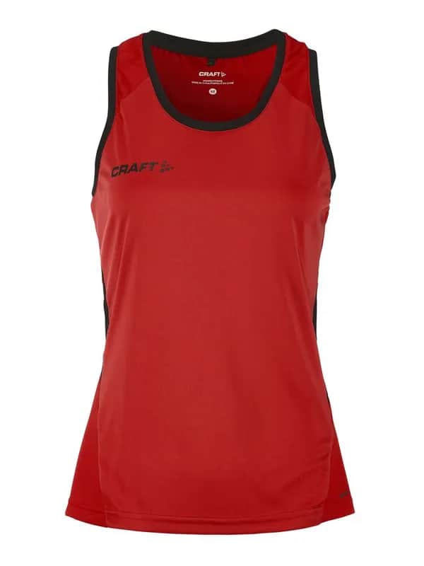 PRO Control Impact Singlet W - Bright Red/Black