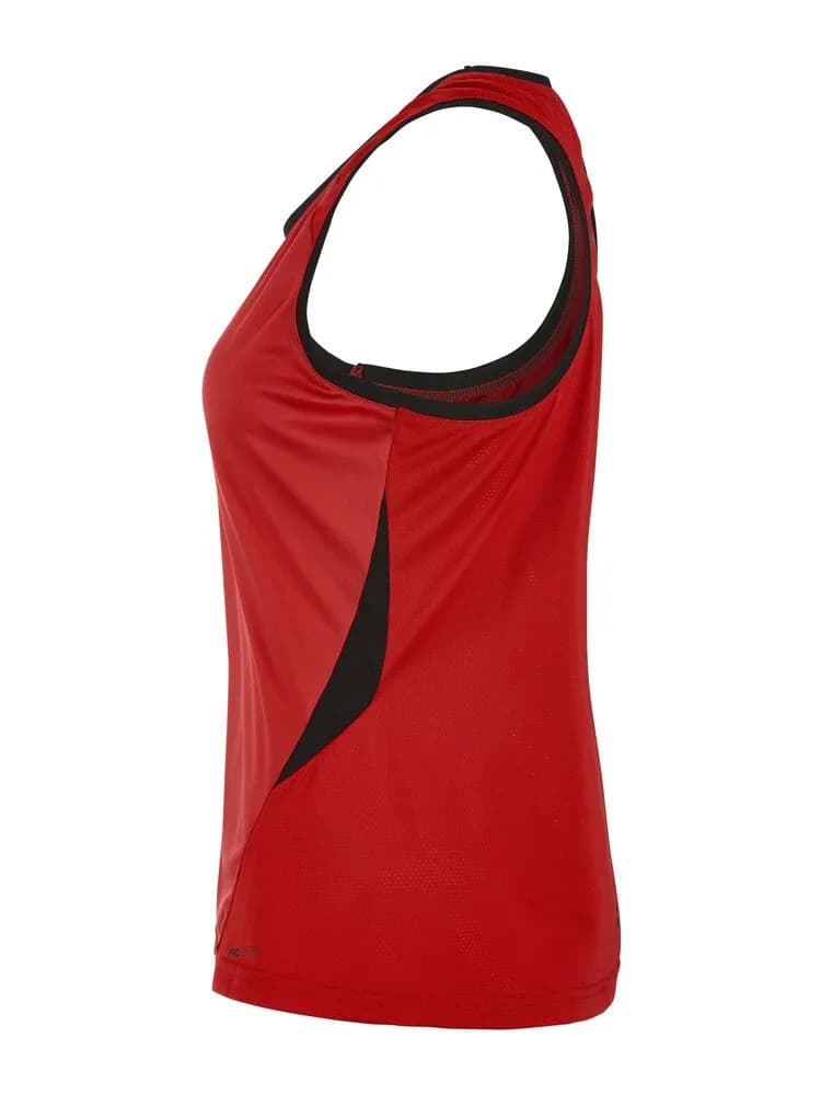 PRO Control Impact Singlet W - Bright Red/Black