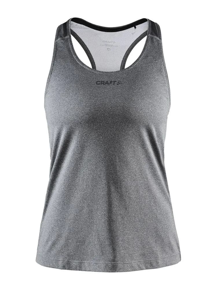 Adv Essence Singlet W - Dk Grey Melange