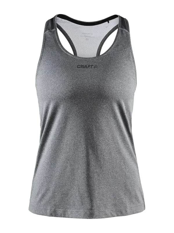 Adv Essence Singlet W - Dk Grey Melange