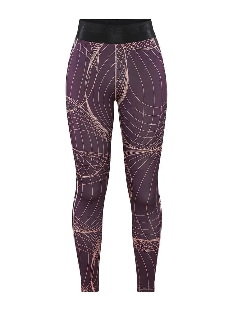 Core Essence Tights W - Burgundy/Bleikur