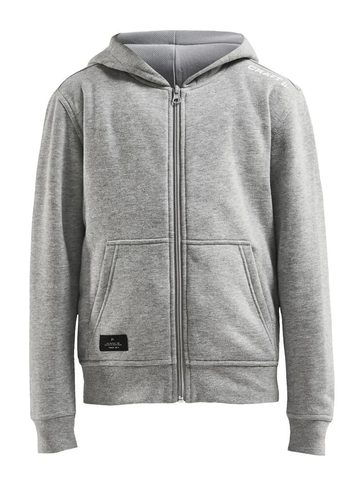 Community FZ Hoodie Jr - Grey Melange