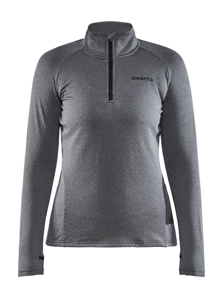 Core Trim Thermal Midlayer W - Dk Grey/Melange