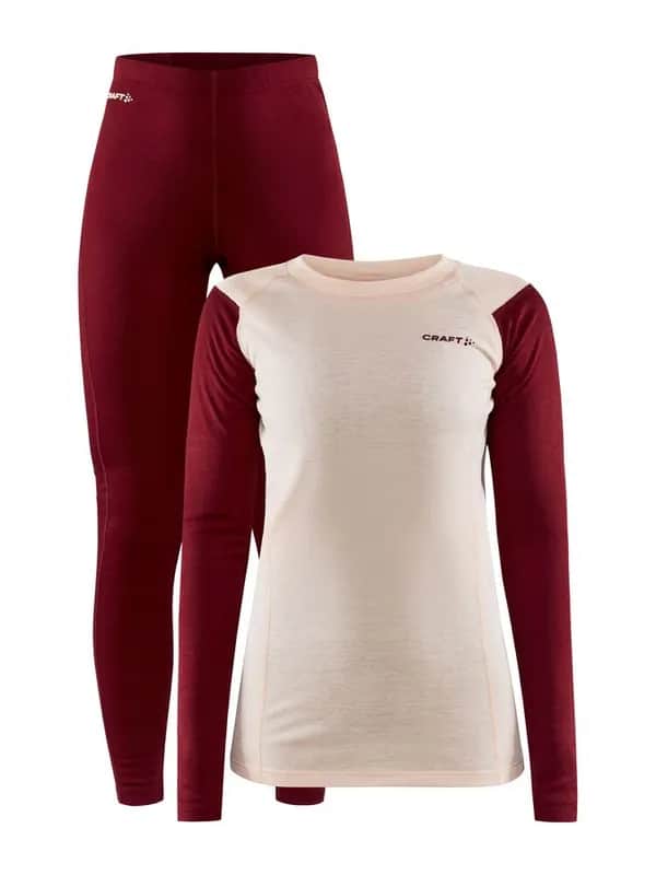 Core Warm Baselayer Set W - Rhubarb-Gum