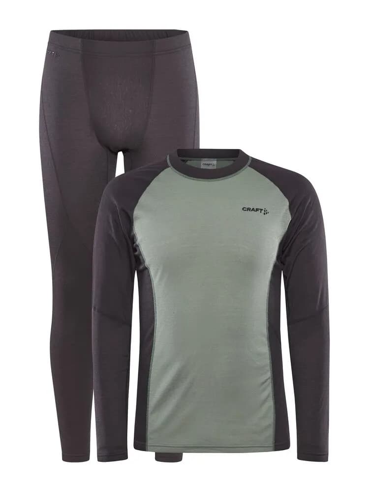 Core Warm Baselayer Set M - Slate-Thyme
