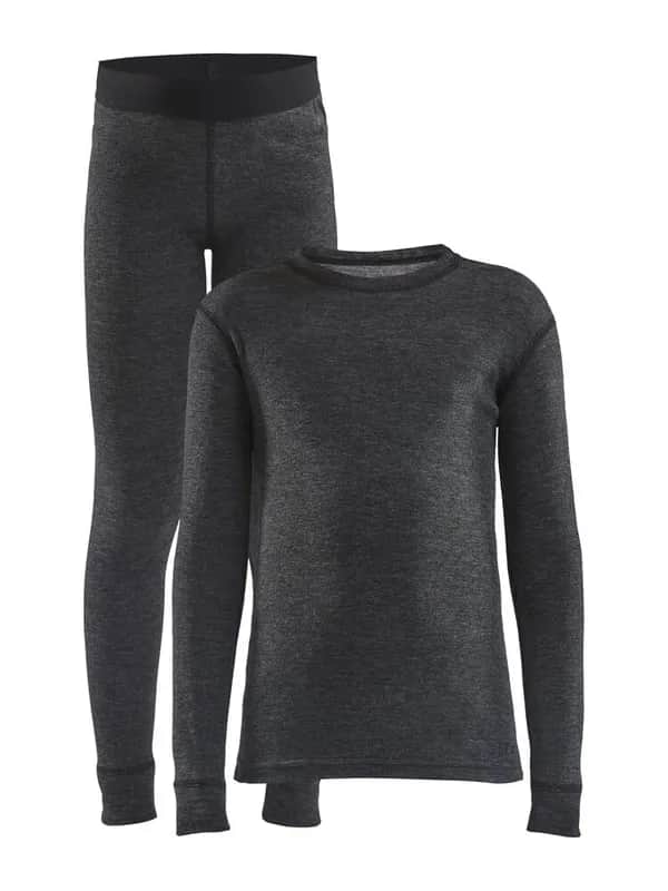 Core Wool Merino Set J - Black Melange