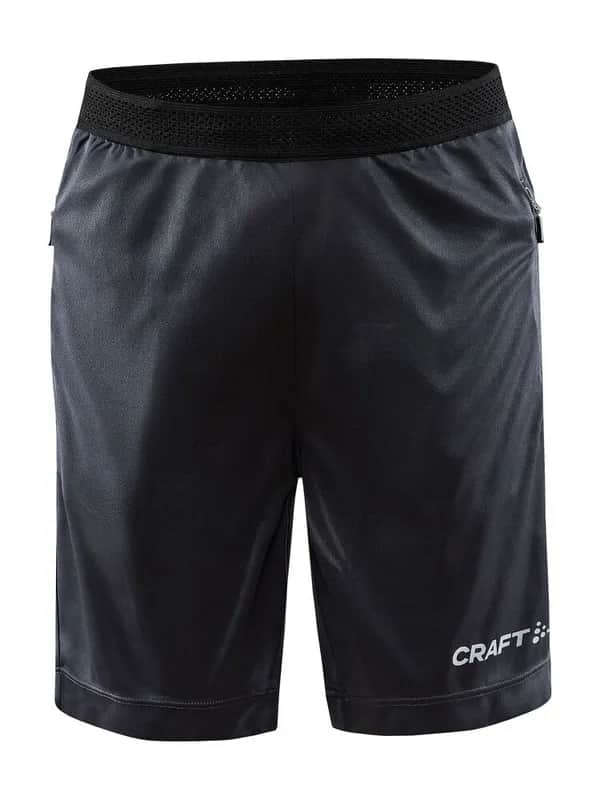 Evolve Zip Pocket Shorts Jr - Asphalt