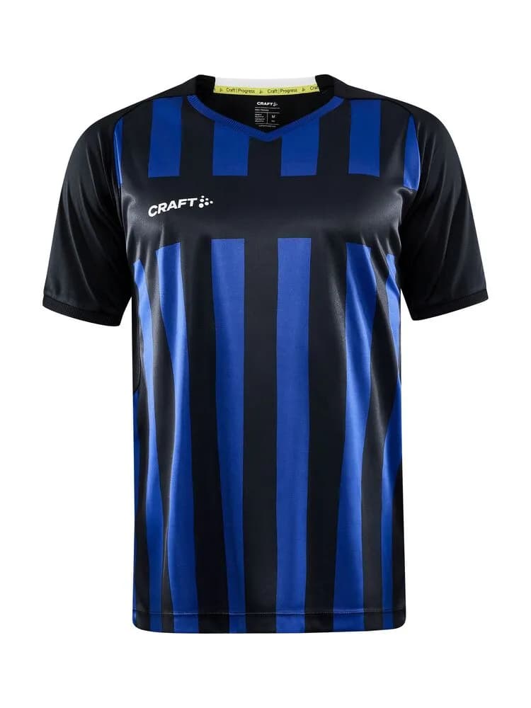 Progress 2.0 Stripe Jersey M - Black/Club Cobolt