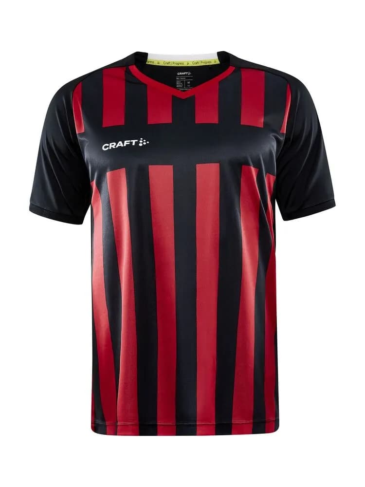 Progress 2.0 Stripe Jersey M - Black/Bright Red