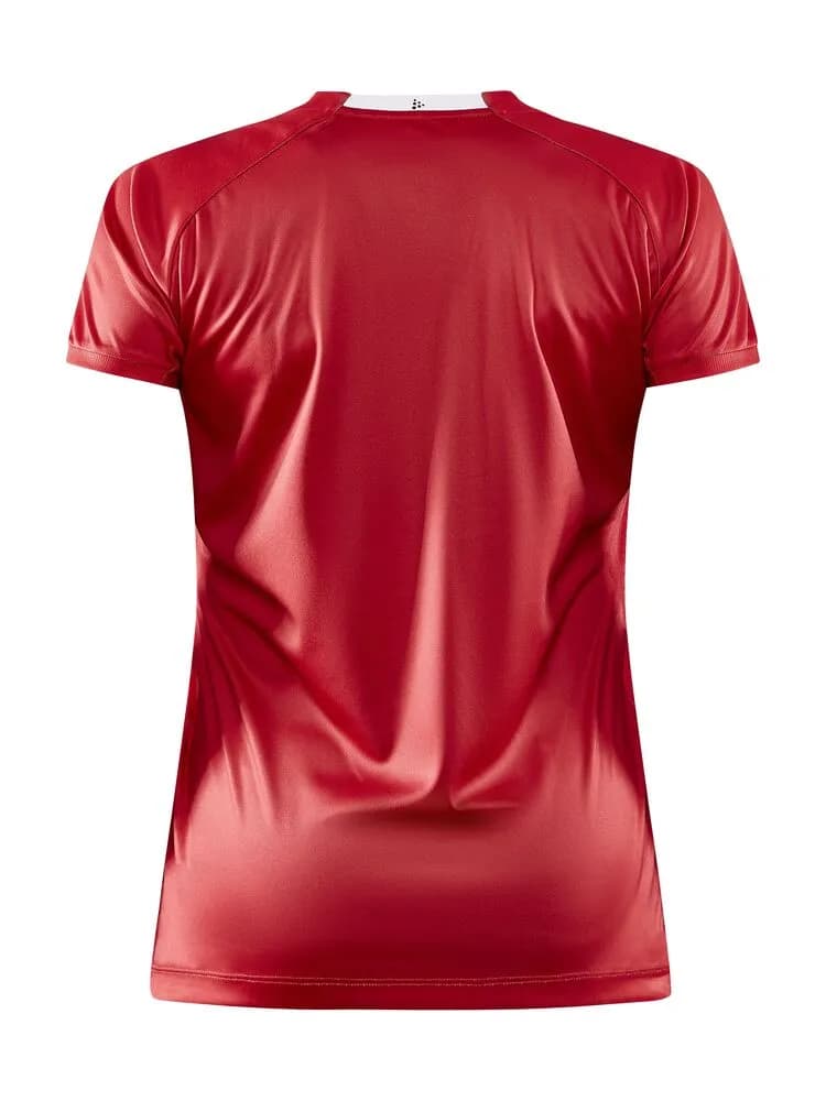 Progress 2.0 Stripe Jersey W - Bright Red/White