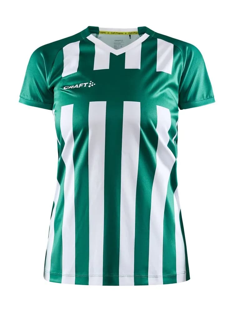 Progress 2.0 Stripe Jersey W - Team Green/White