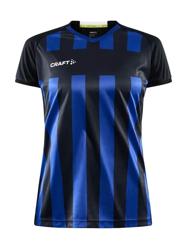 Progress 2.0 Stripe Jersey W - Black/Club Cobolt